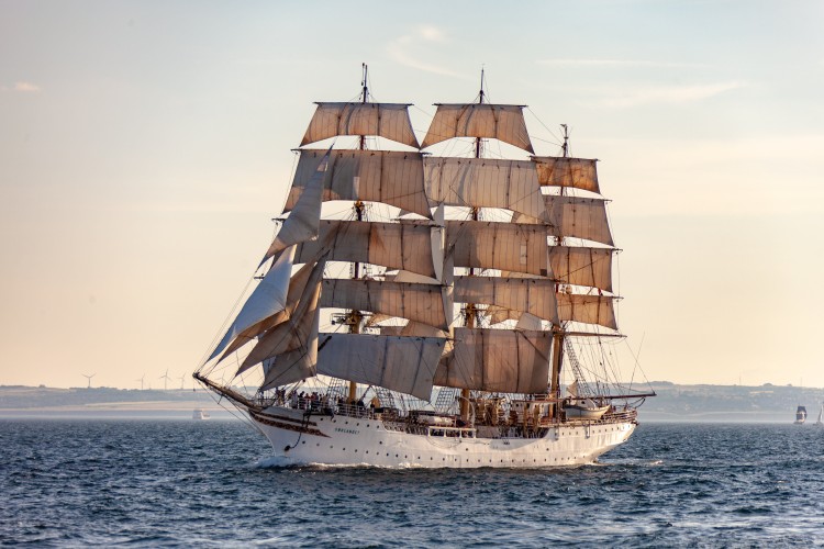 Image for story The full rigger Sørlandet gets ready for the festival